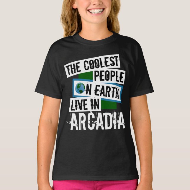 Jordens äldsta människor bor i Arcadia Tee Shirt (Framsida)