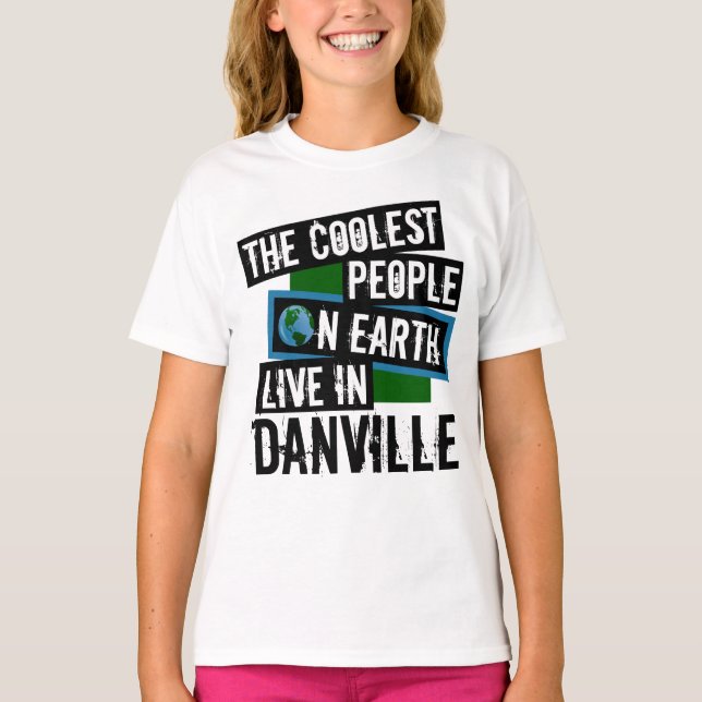 Jordens äldsta människor bor i Danville T Shirt (Framsida)