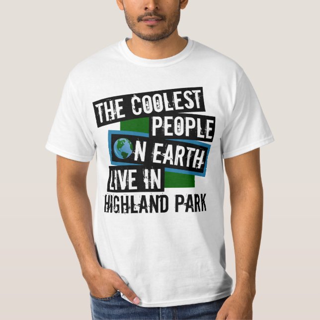 Jordens äldsta människor bor i Highland Park T Shirt (Framsida)