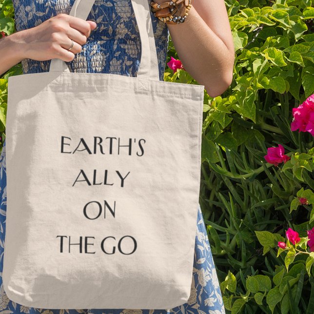 Jordens Ally på Go Sustainable Eco Living Tygkasse (Shop now  and join the movement for a greener world)