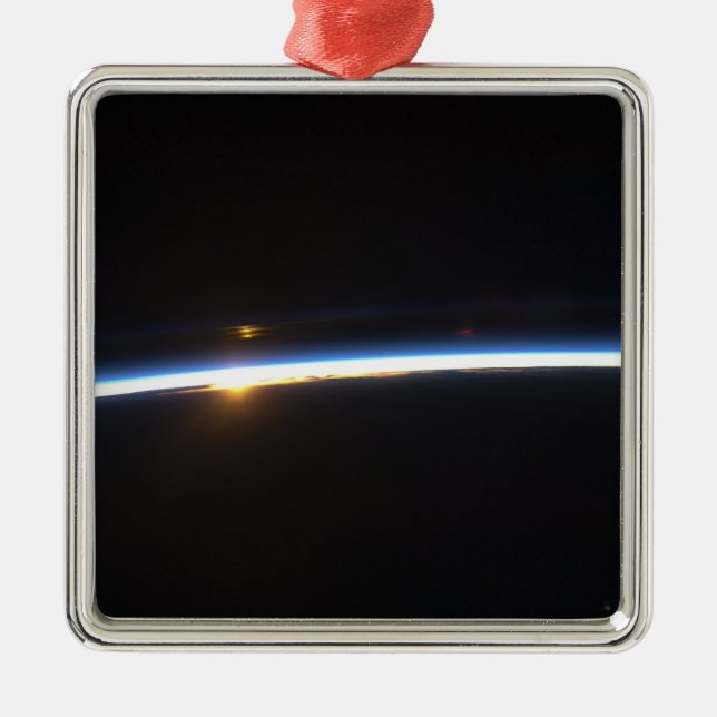 Jordens atmosfär julgransprydnad metall (Framsidan)