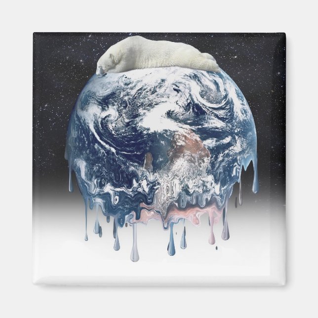 Jordens björnhus magnet (Framsidan)