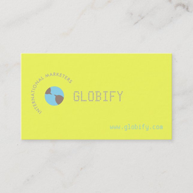 Jordens Chatta Visitkort (Framsida)