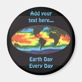 Jordens dag 2012 - Global havsytemperatur Magnet