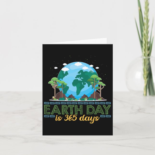 Jordens dag är 365 dagar kort (Framsida)