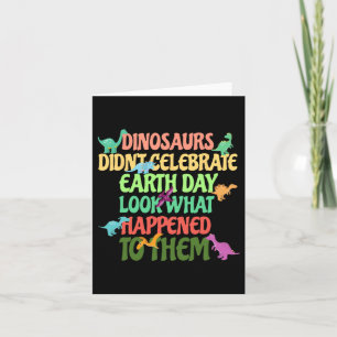 Jordens dag Barn Jordens dag Festa Dinosaurier Gjo Kort