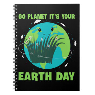 Jordens dag: Gå planet Det är din jorddag Anteckningsbok