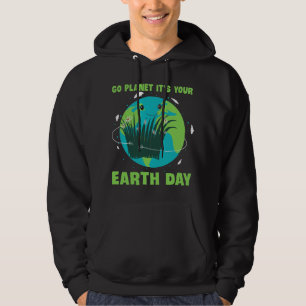 Jordens dag: Gå planet Det är din jorddag Hoodie
