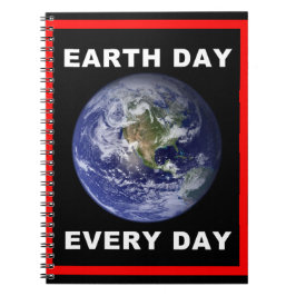 Jordens dag varje dag anteckningsbok
