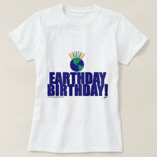 Jordens dagfödelsedag tee shirt