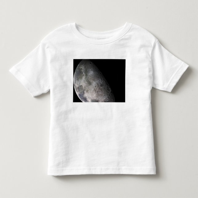Jordens färg-mosaik i måne t-shirt (Framsida)