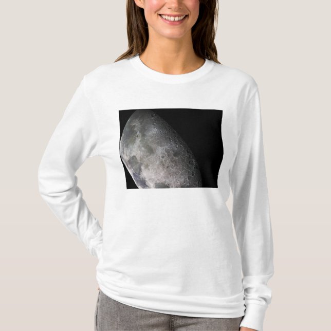 Jordens färg-mosaik i måne tee (Framsida)