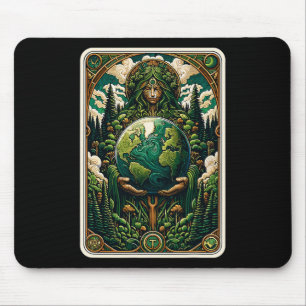 Jordens Guardian Enchanting Nature Art Tarot Card Musmatta