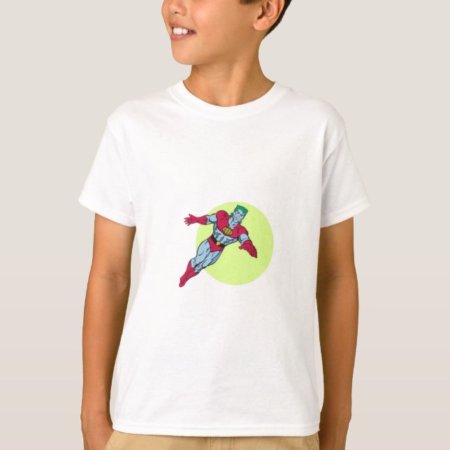 Jordens guardianer: Kapten Planet Tribute T Shirt (Framsida)