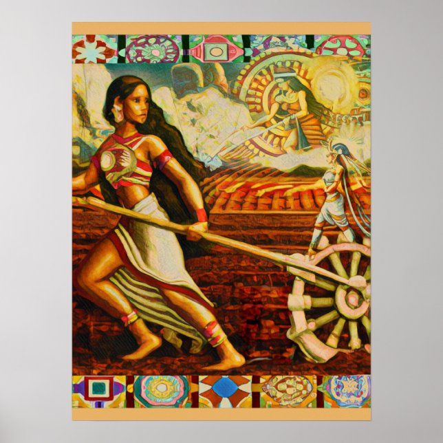 Jordens gudar poster (Framsidan)