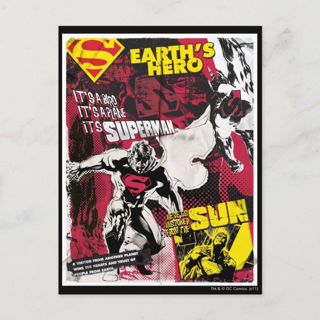 Jordens Hero Vykort (Framsida)