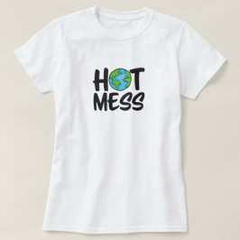 Jordens Hett Klimatförändring T-Shirt