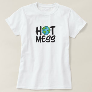 Jordens Hett Klimatförändring T-Shirt