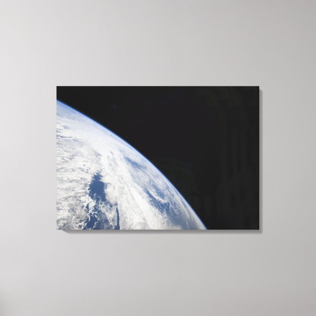 Jordens horisont och rymdens smak canvastryck (Front)