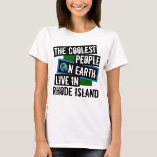 Jordens kolaste människor bor i Rhode island T-shirt