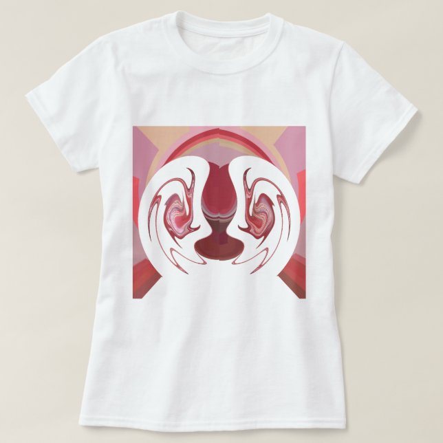 Jordens medlemmar: Afrikans texturerade tekonst Tee (Design framsida)