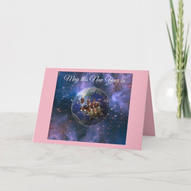 Jordens Nyår Helgkort (Framsida)