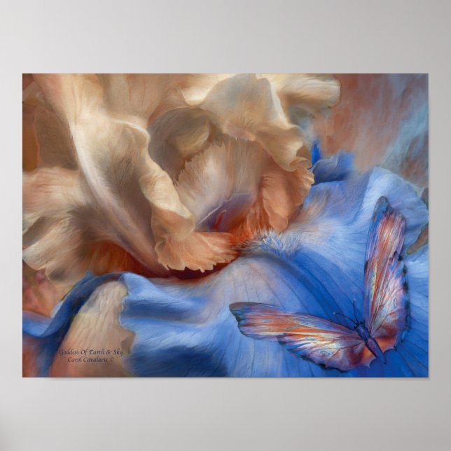 Jordens och Himlar konstnärs gudinna Poster/skrive Poster (Framsidan)