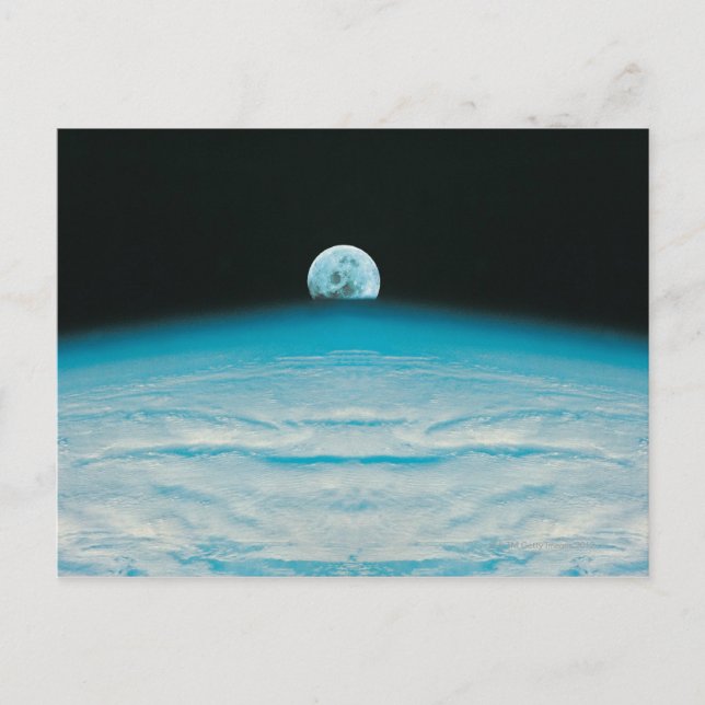 Jordens och Måne:s båge Vykort (Framsida)