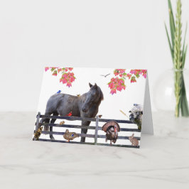 Jordens överflöd:Glad Thanksgiving-Helgdag-kort Helgkort