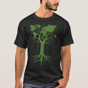 Jordens planterings-klimatförändring i Arbours Day T Shirt