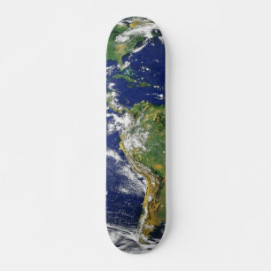 Jordens Porträtt Mini Skateboard Bräda 18,5 Cm