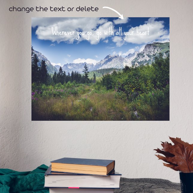 Jordens sommarlandskap med ängsmark poster (Skapare uppladdad)