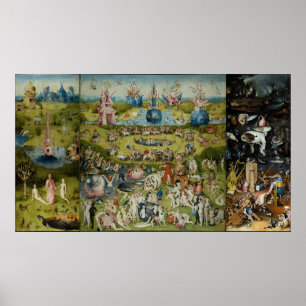 Jordens trädgård lyfter Hieronymus Bosch Poster