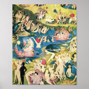 Jordens trädgård lyfter Hieronymus Bosch Poster