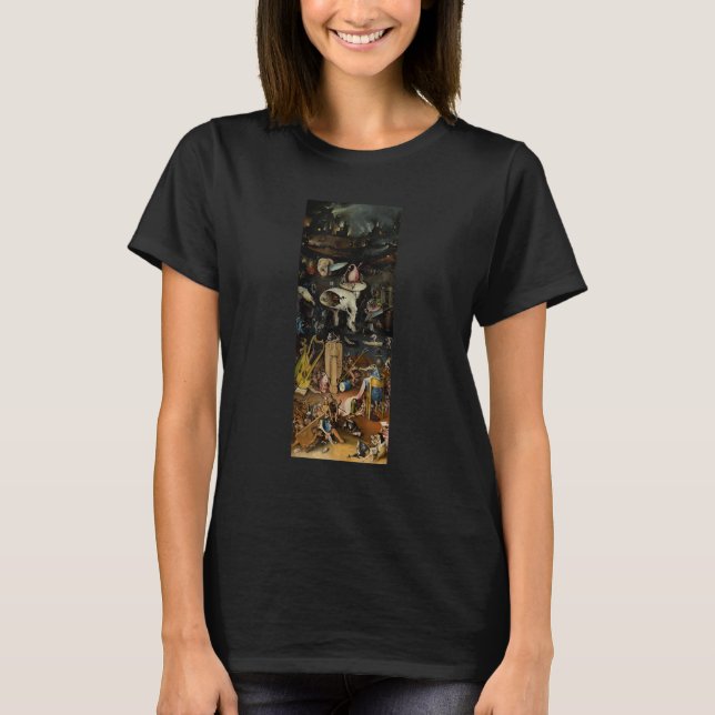 Jordens trädgård lyfter Hieronymus Bosch T Shirt (Framsida)