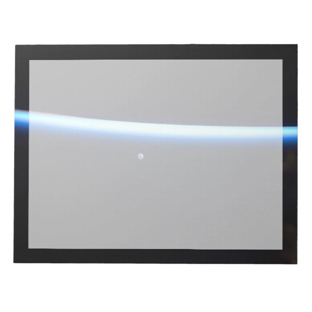 Jordens tunna atmosfär och ett gigantiskt Måne Anteckningsblock (Framsida)