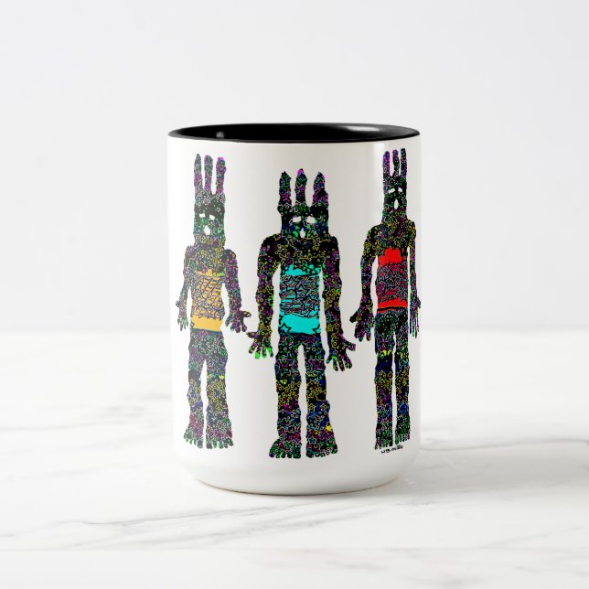 Jordens Vind och brand Två-Tonad Mugg (Center)