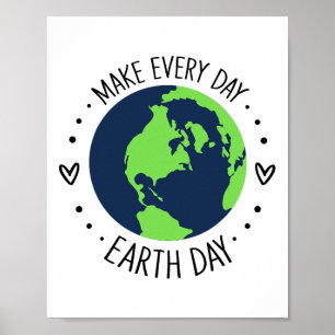 Jordfärdsblomning Räddar planetna Poster