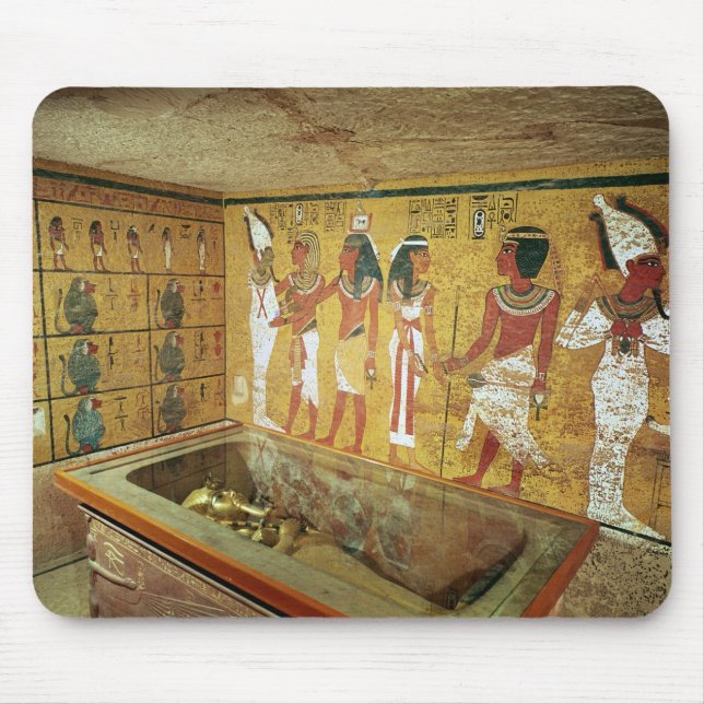 Jordfästningkammaren i graven av Tutankhamun Musmatta (Framsidan)