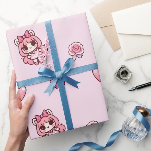 Jordgubb Adorbs Presentpapper (Gifting)