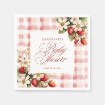 Jordgubb Berry Söt Baby Shower 