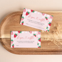 Jordgubb Blöja Lotteri Baby Shower Inclosure