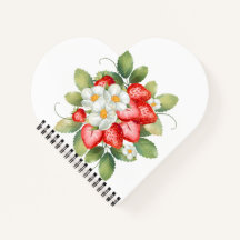 Jordgubb Blomma Frukt Pappersvaror Not Papper
