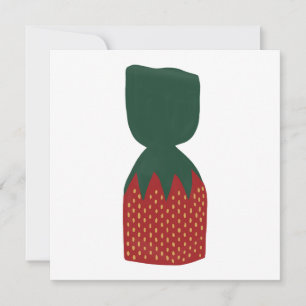 Jordgubb Bon Bons Godis Inbjudningar