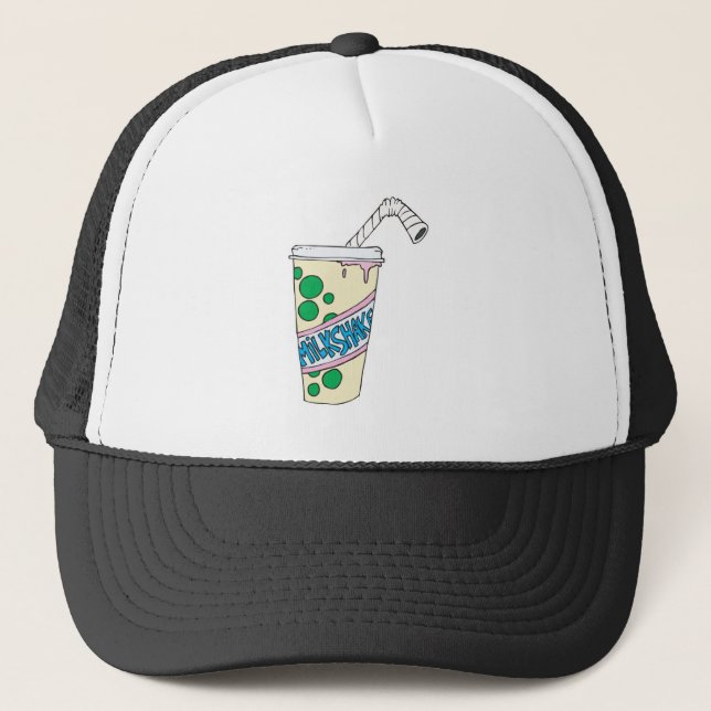 jordgubb-milkshake keps (Framsida)