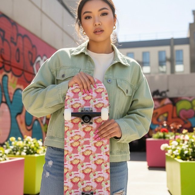 Jordgubb Mini Skateboard Bräda 18,5 Cm (Skapare uppladdad)