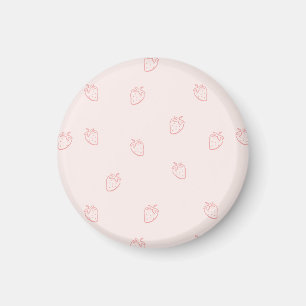 Jordgubb Minimalism Magnet
