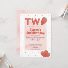 Jordgubb Polk Prickar TVÅ 2