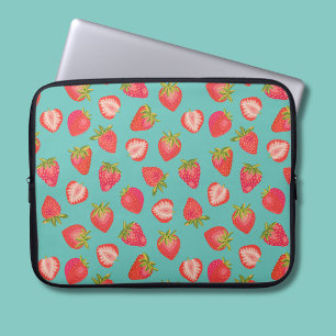 Jordgubb Sommfrukt Laptop Fodral