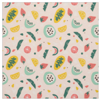Jordgubb, vattenmelon, kiwi & citron  tyg